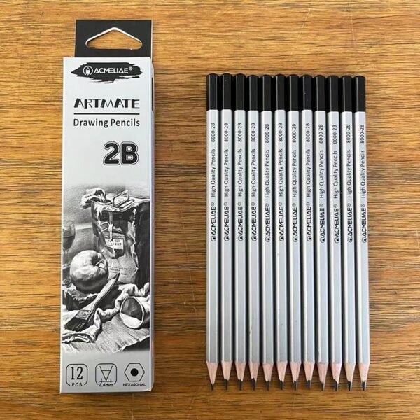 Acmeliae (8000-2B) Drawing Pencils (12pcs)