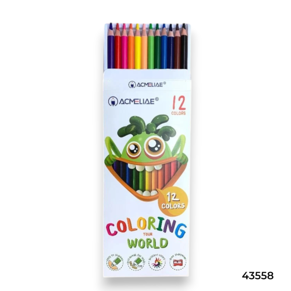 Acmeliae (43558) Color Pencils (12pcs) with Sharpener