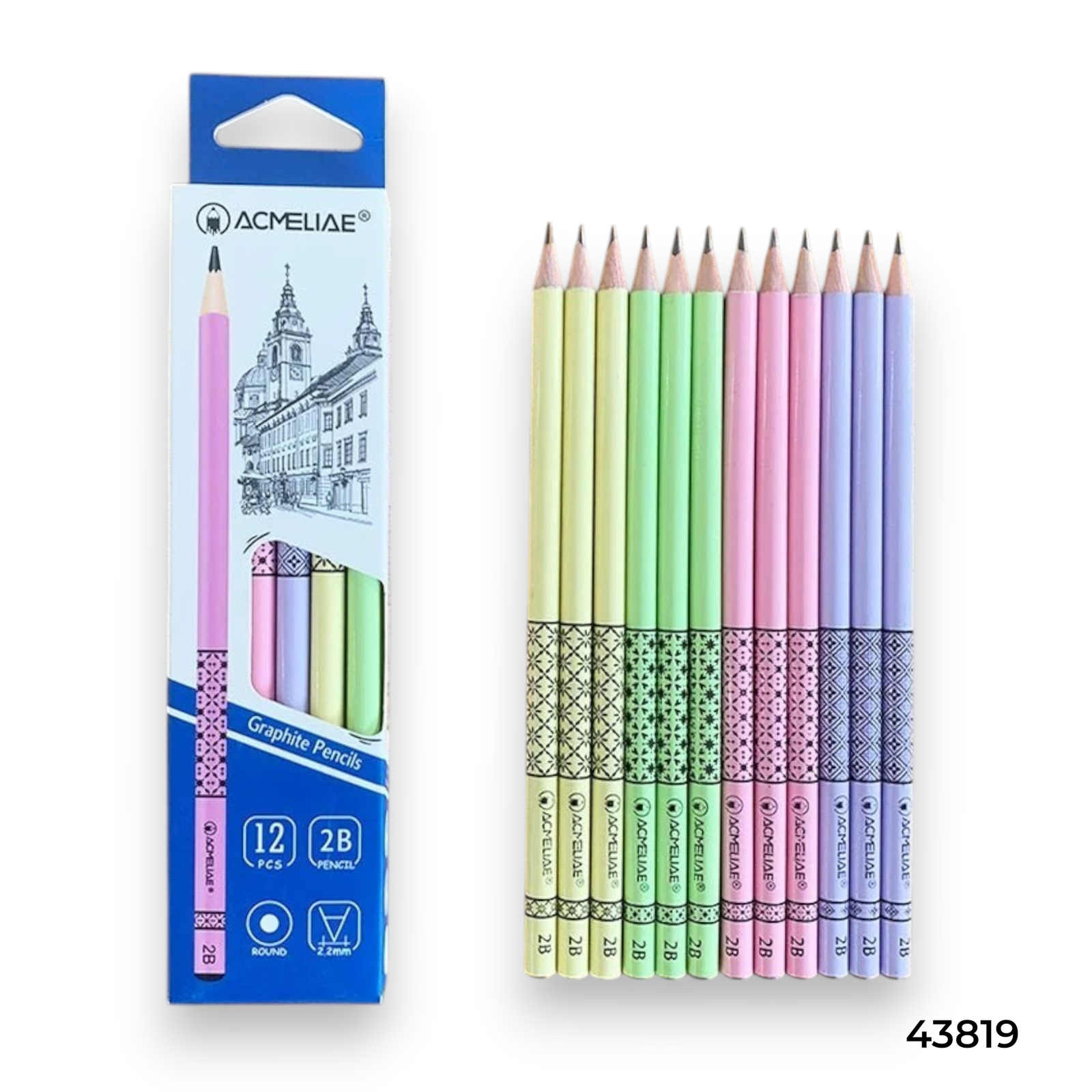 43819 ws Acmeliae (43819-HB) Pencils (12pcs) - Image 1