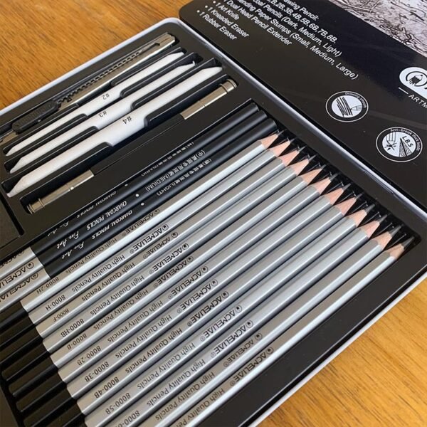 Acmeliae (44054) Sketching & Drawing Art Set (22pcs) with Tin Box