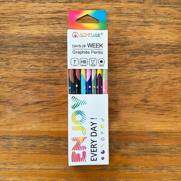 Acmeliae (43998 – HB) Days Of Week Graphite Pencils (7pcs)