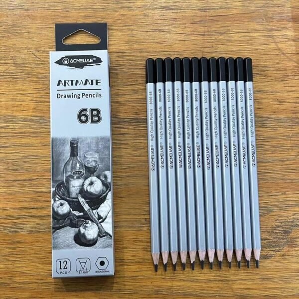 Acmeliae (8000-6B) Drawing Pencils (12pcs)