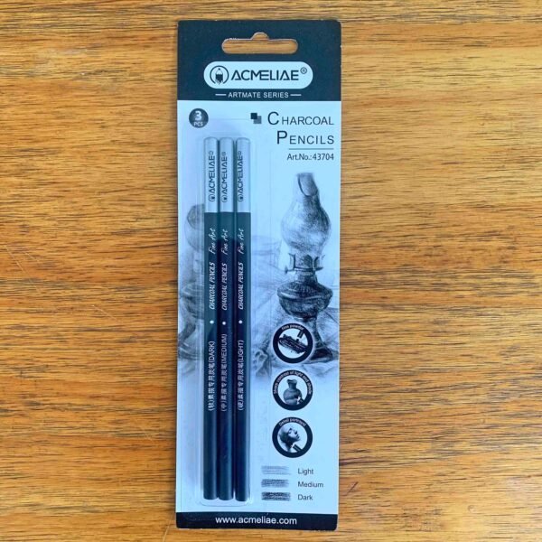 Acmeliae (43704) Charcoal Pencils (3pcs)