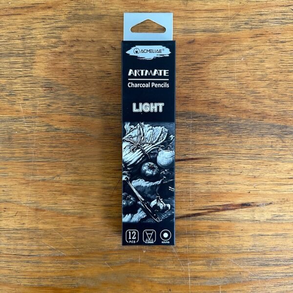 Acmeliae (43138) Charcoal Pencils Set (12pcs) Paper Box (MEDIUM)