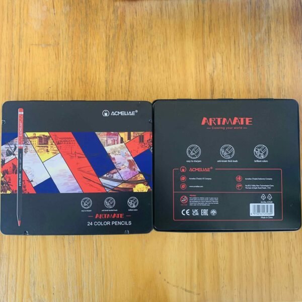 Acmeliae (43568) Color Pencil in Metal Box (24pcs)