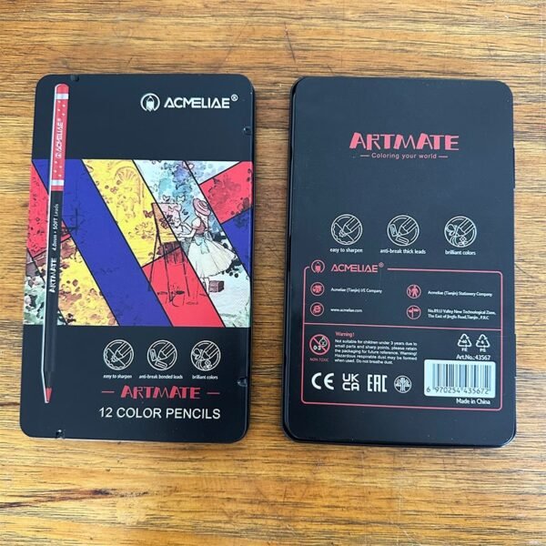 Acmeliae (43567) Color Pencil Set in Tin Box (12pcs)
