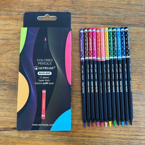 Acmeliae (43068) Super Thik Color Pencils (12pcs)
