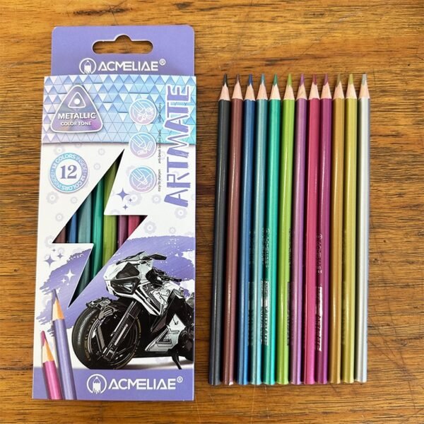 Acmeliae (43721) Metallic Tone - Color Pencils (12pcs)
