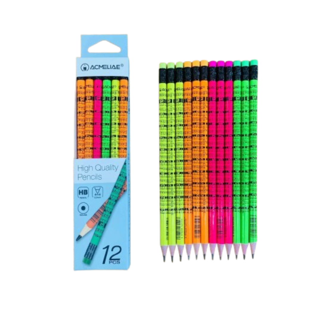 43134 Acmeliae (43134 – HB) High Quality Pencils (12pcs) with Eraser - Image 1