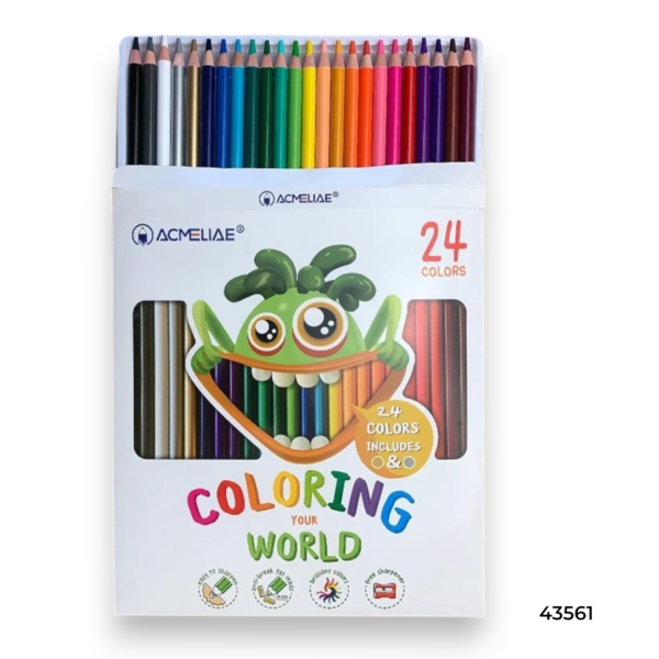 Acmeliae (43561) Color Pencils (24pcs) with Sharpener