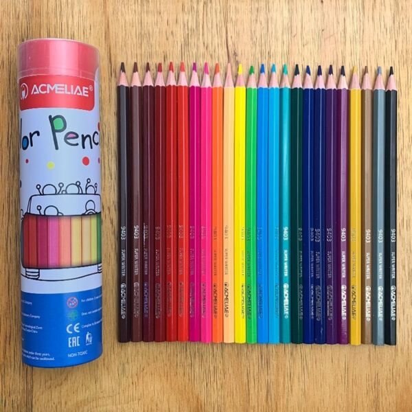 Acmeliae (9801-24) Color Pencils in Metal Tube (24pcs)