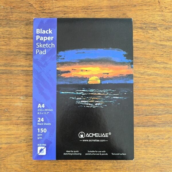 Acmeliae (43855) Black Paper Sketch Pad (1pc)