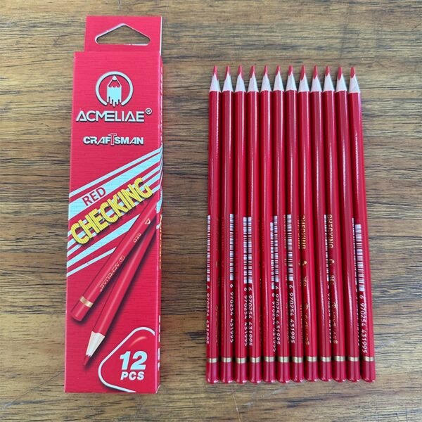 Acmeliae (43121) Craftsman Red Checking Color Pencils (12pcs)