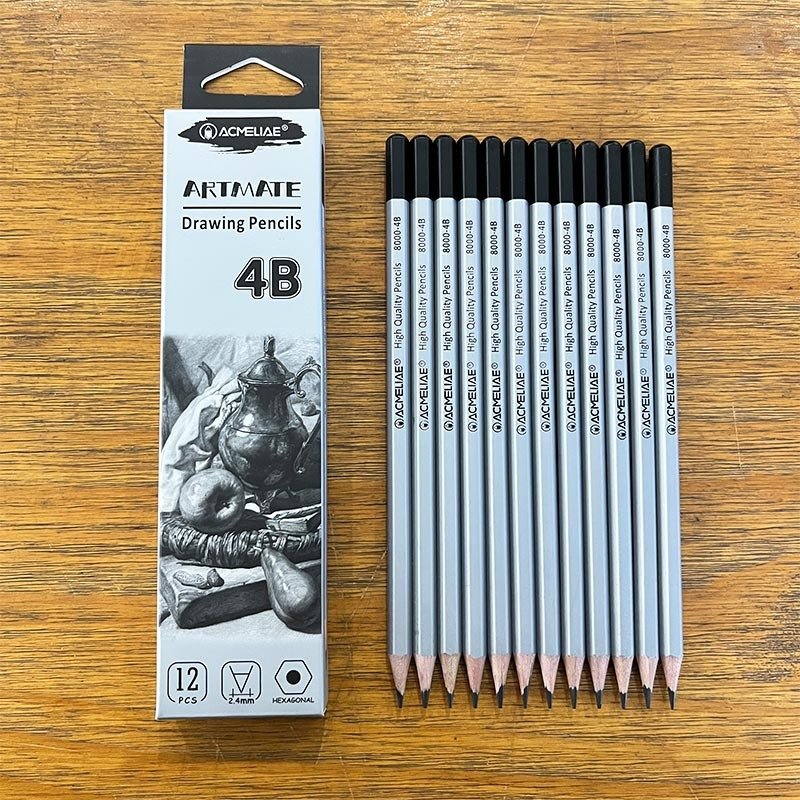 imgi_2_9739552 Acmeliae (8000-4B) Drawing Pencil Set (12pcs) - Image 1