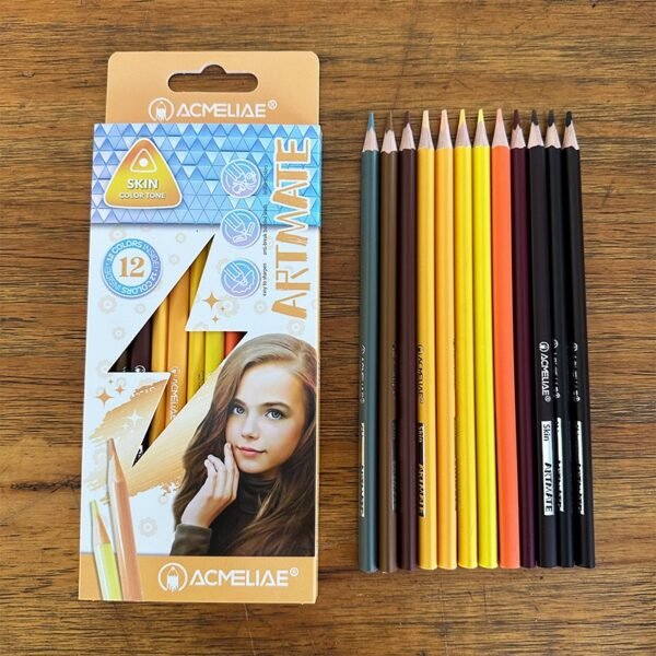 Acmeliae (8802) Skin Color Tone - Color Pencils (12pcs)